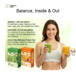 LIPBUSYCARE LITE & GLOW Daily Wellness Ritual - A Perfect Pair of Turmeric-Ginger Lemon Sip & Fruity Kale-Chia Fiber Blend. - Image 4