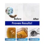 𝗡𝗘𝗪 Drain Fly Killer 5PCS Japan Powerful Sink Drain Cleaner for Kitchen & Bathroom Clog Removal (Enyzme Powder) - Image 5